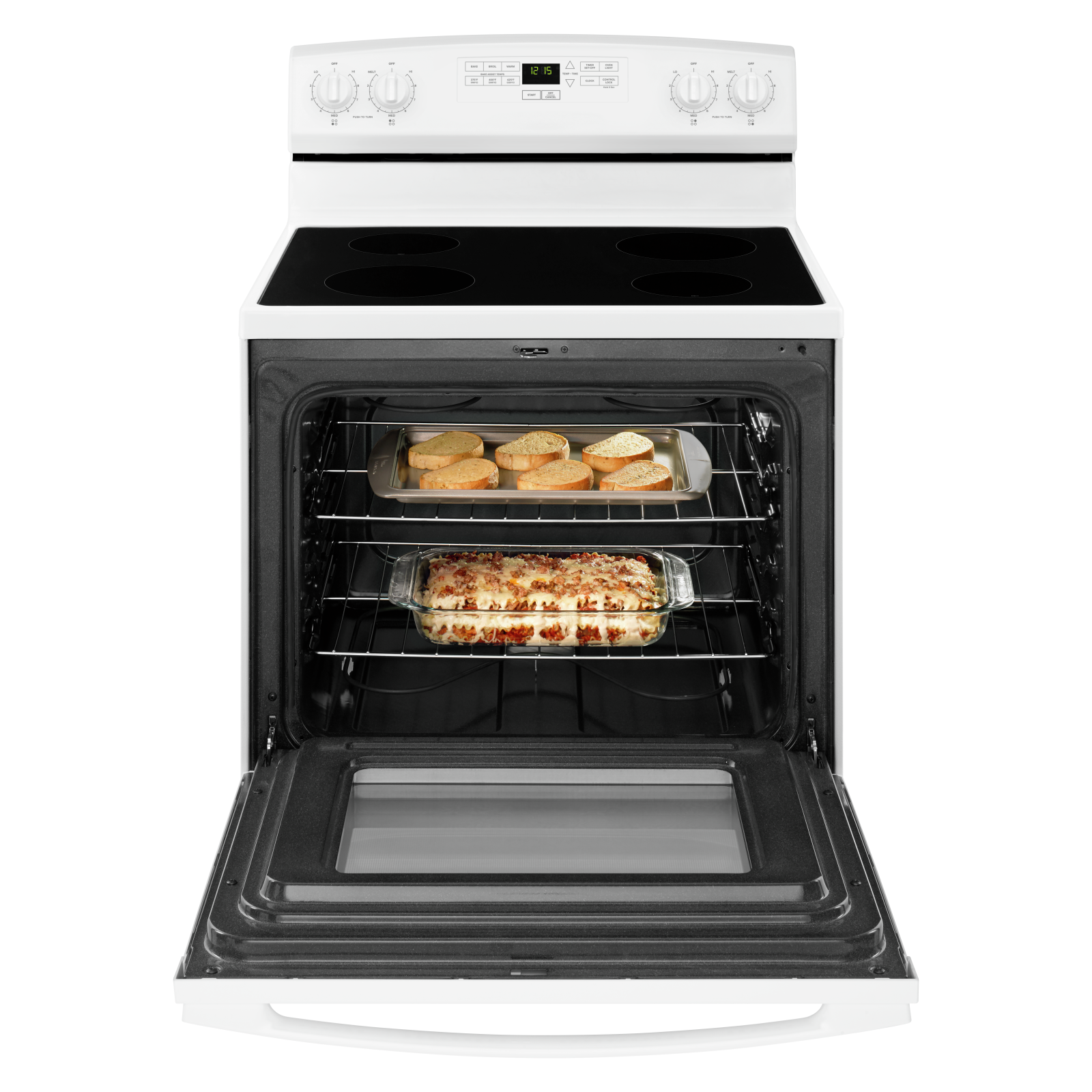 Amana - 4.8 cu. ft Electric Range in White - YAER6303MFW