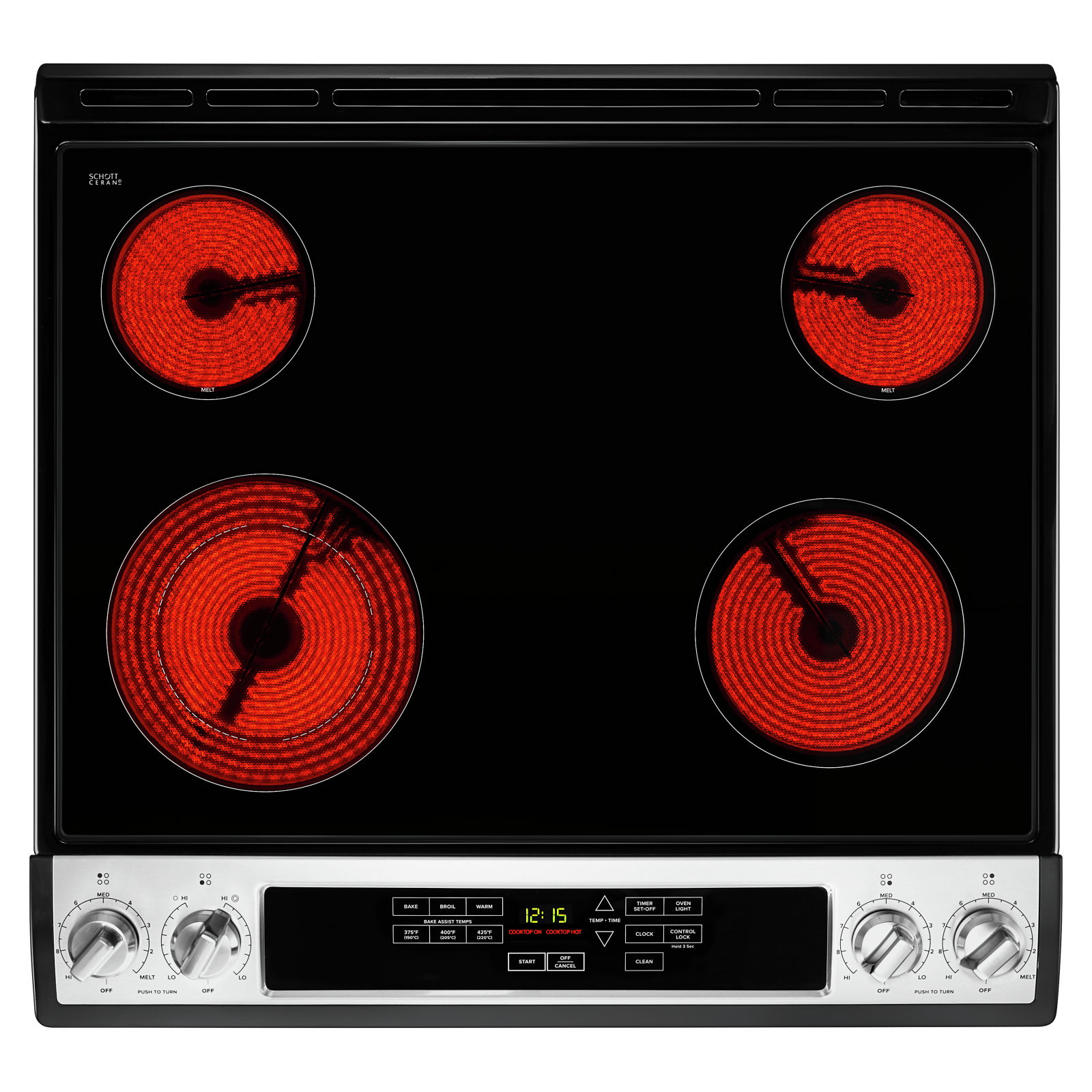 Amana - 4.8 cu. ft Electric Range in Stainless - YAES6603SFS