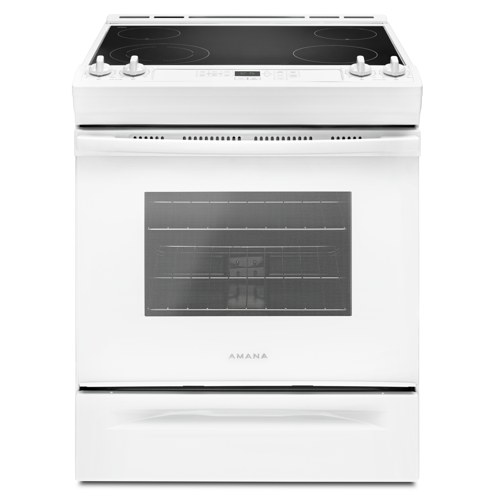 Amana - 4.8 cu. ft Electric Range in White - YAES6603SFW