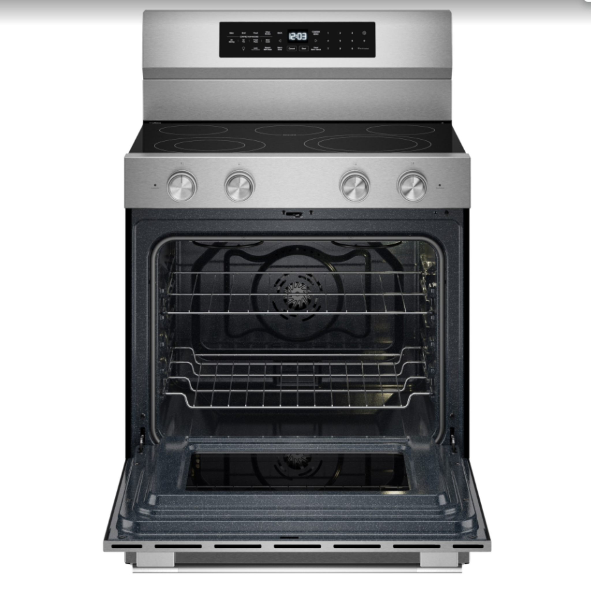 KitchenAid - 5.3 cu. ft Electric Range in Stainless - YKFES530SPS
