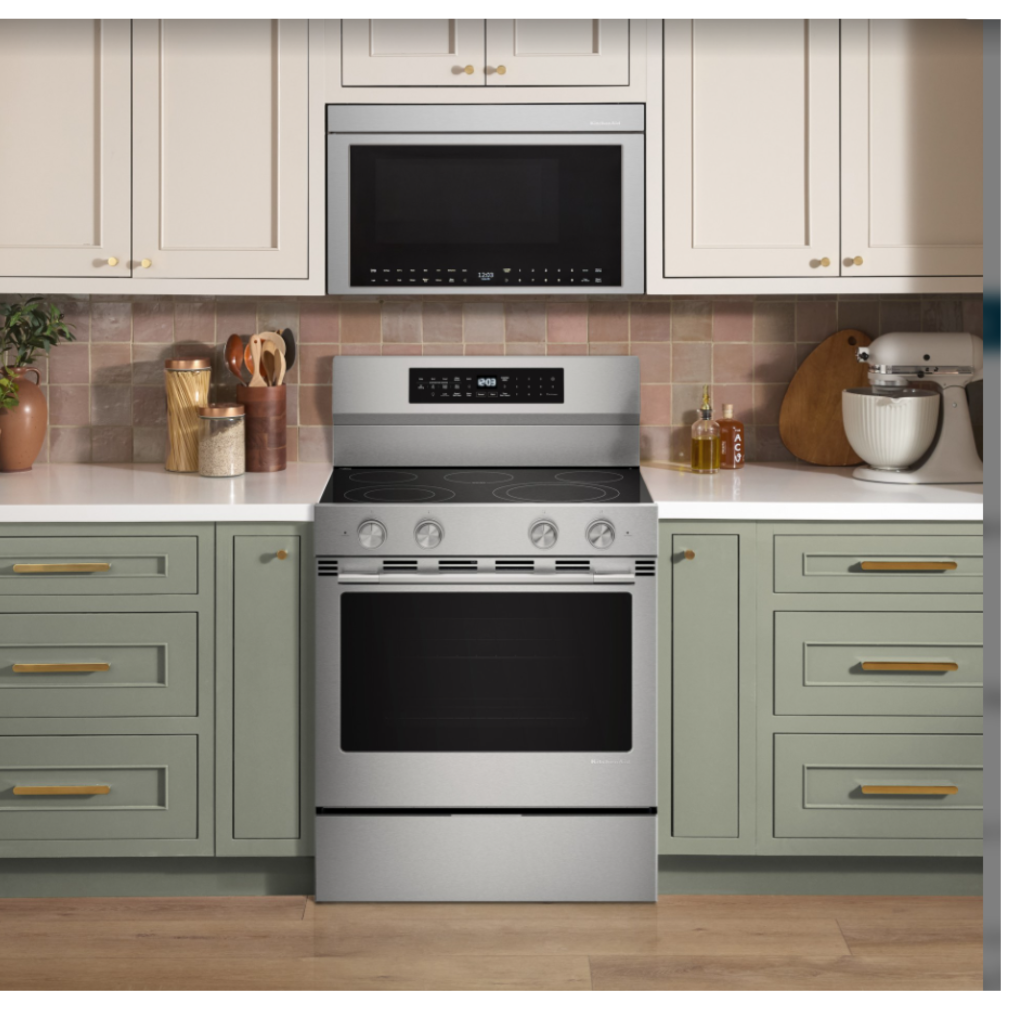 KitchenAid - 5.3 cu. ft Electric Range in Stainless - YKFES530SPS
