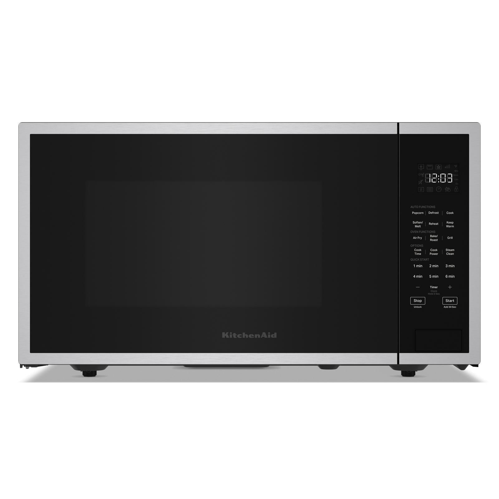 KitchenAid - 2.2 cu. Ft Counter top Microwave in Stainless - YKMCS122RSS