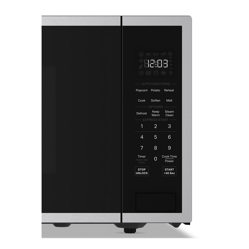 KitchenAid - 1.6 cu. Ft Counter top Microwave in PrintShield Stainless - YKMCS122SPS