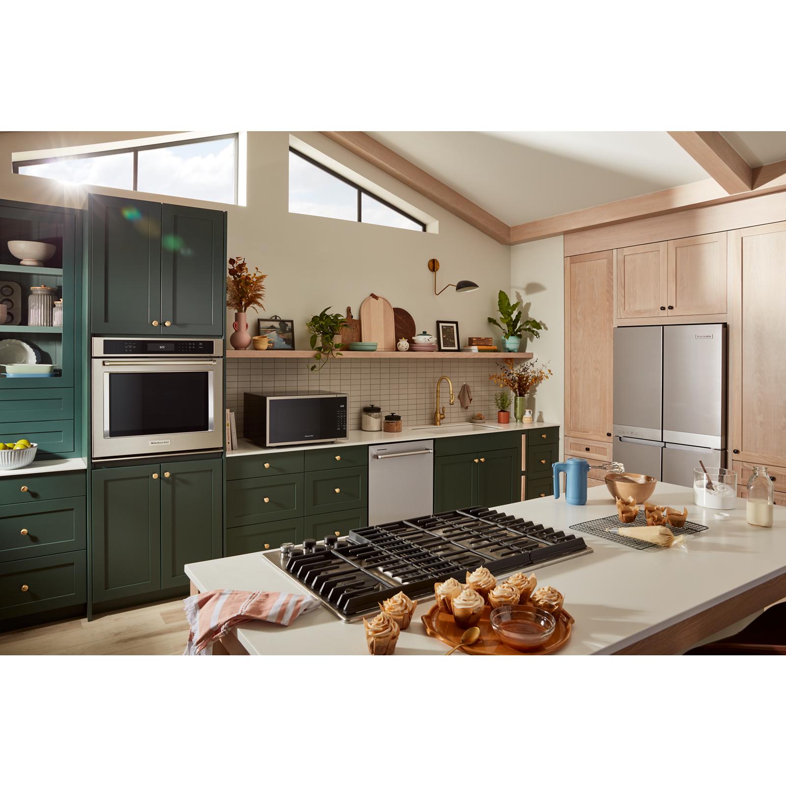 KitchenAid - 2.2 cu. Ft Counter top Microwave in Stainless - YKMCS122SSS