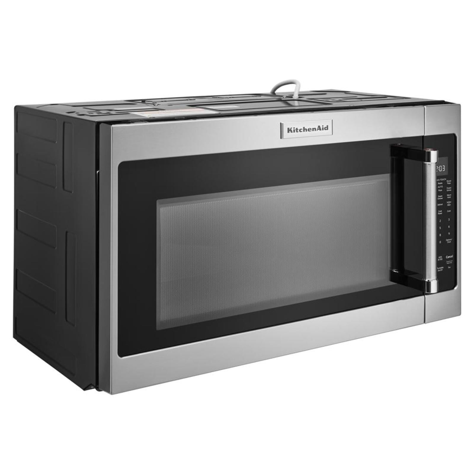 KitchenAid - 2 cu. Ft Over the range Microwave in Stainless Steel - YKMHS120ES