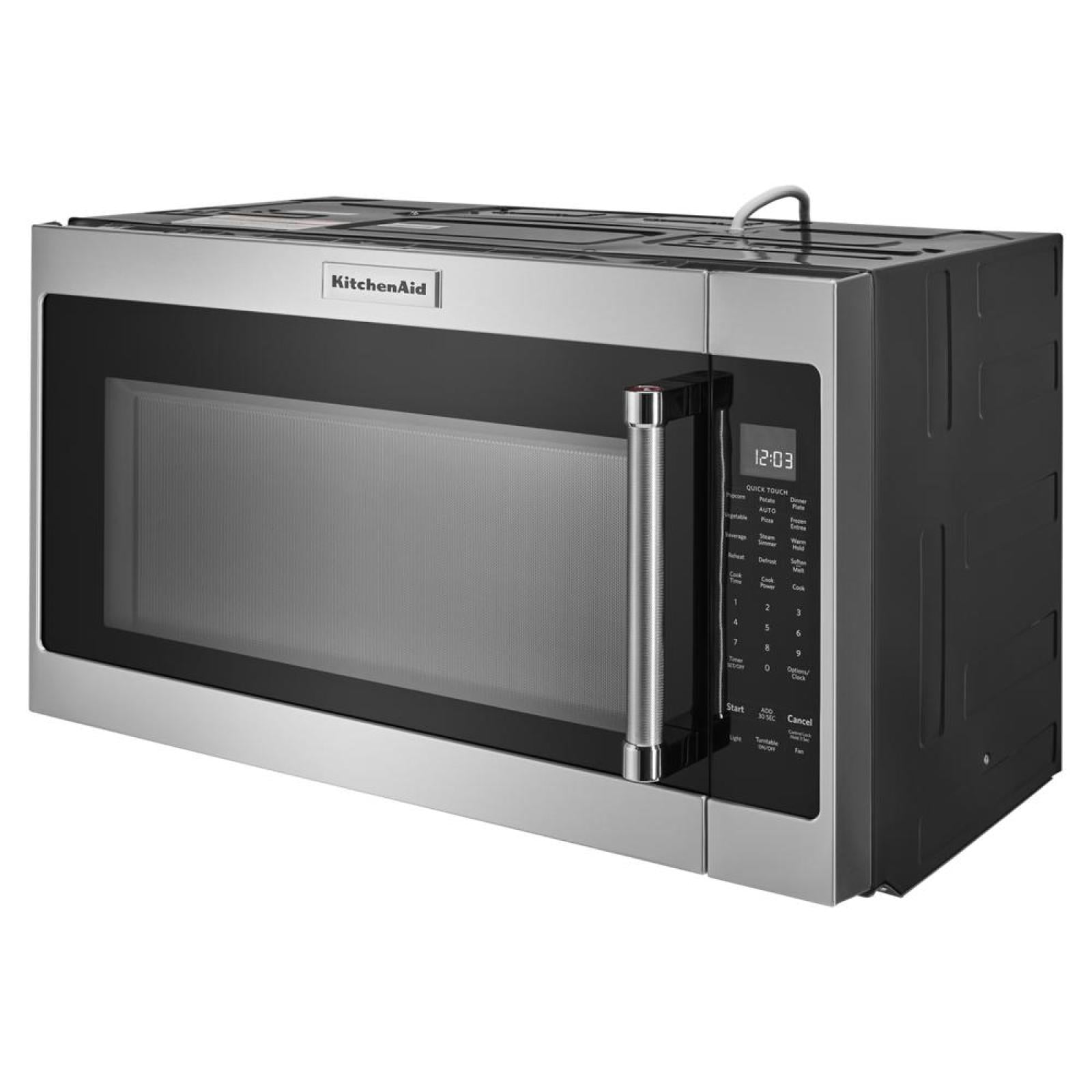 KitchenAid - 2 cu. Ft Over the range Microwave in Stainless Steel - YKMHS120ES