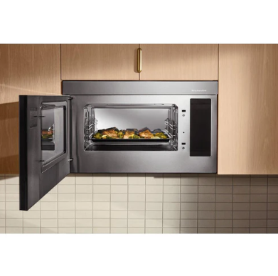 KitchenAid - 1.1 cu. Ft Over the range Microwave in Stainless - YKMMF730PPS