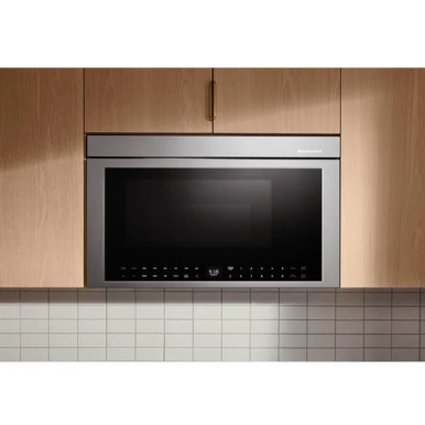 KitchenAid - 1.1 cu. Ft Over the range Microwave in Stainless - YKMMF730PPS