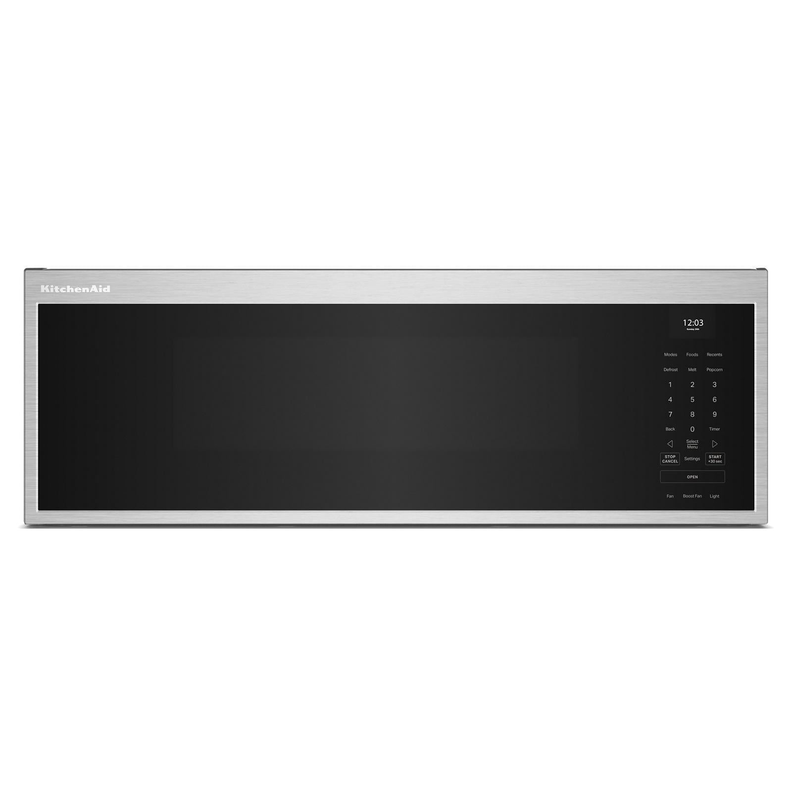 KitchenAid - 1.1 cu. Ft Over the range Microwave in Stainless - YKMML550RPS