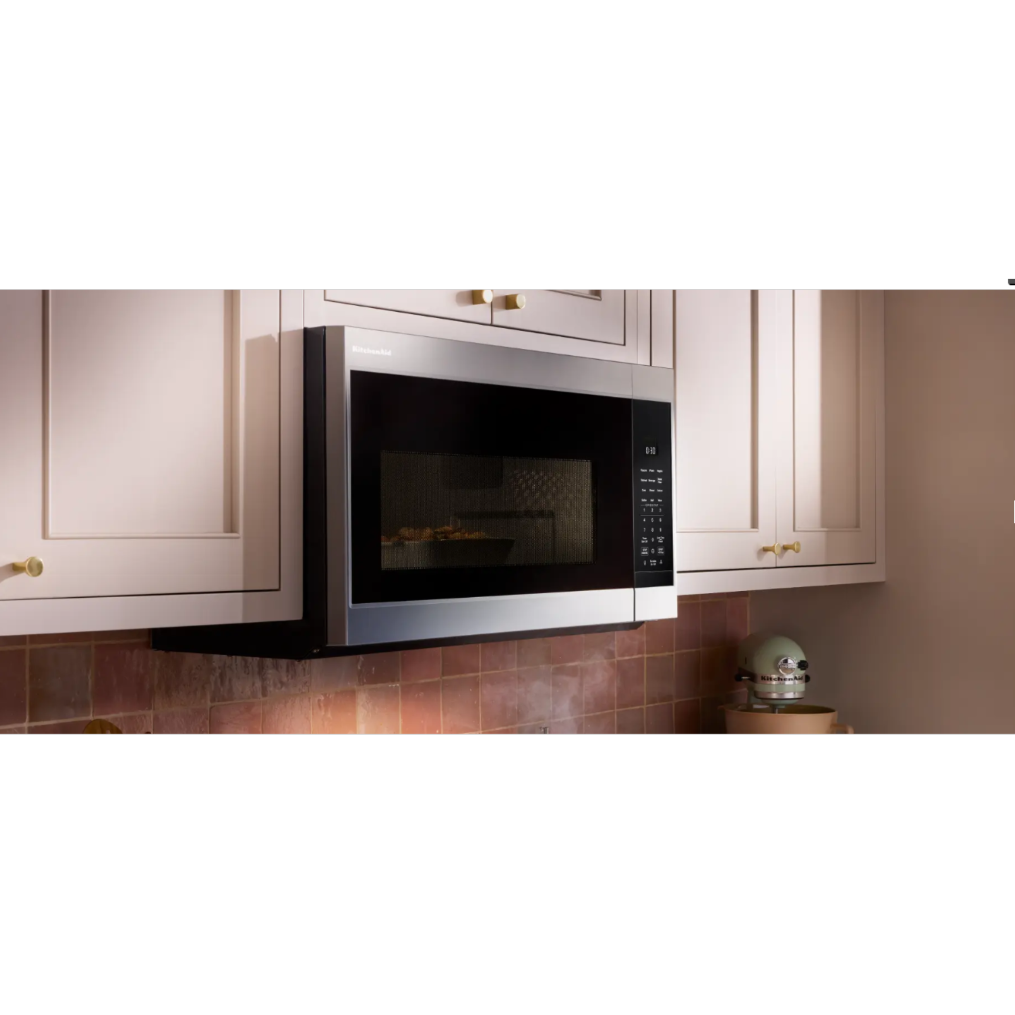 KitchenAid - 1.9 cu. Ft Over the range Microwave in Stainless - YKMMS130RPS