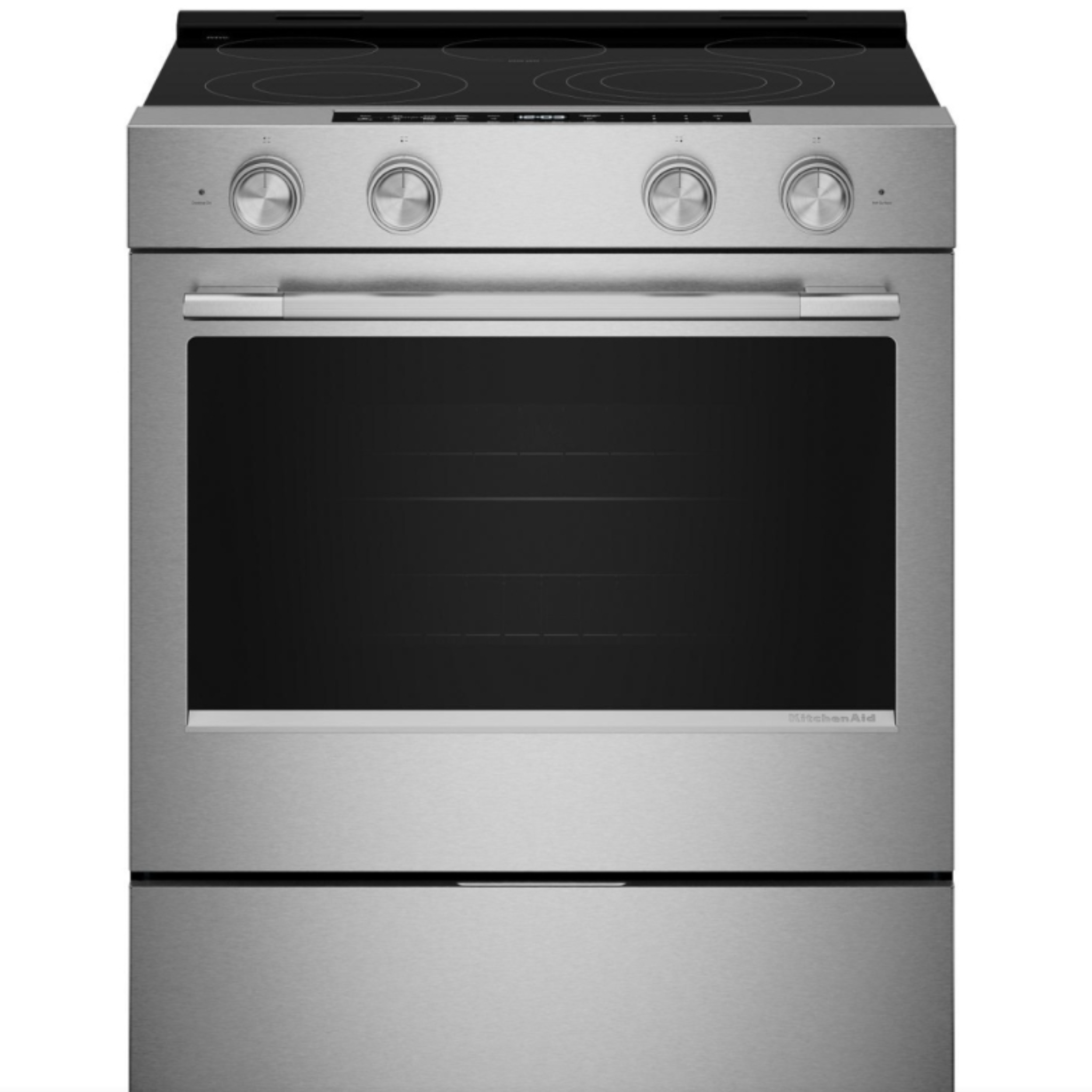 KitchenAid - 5.3 cu. ft Electric Range in Stainless - YKSES330SPS