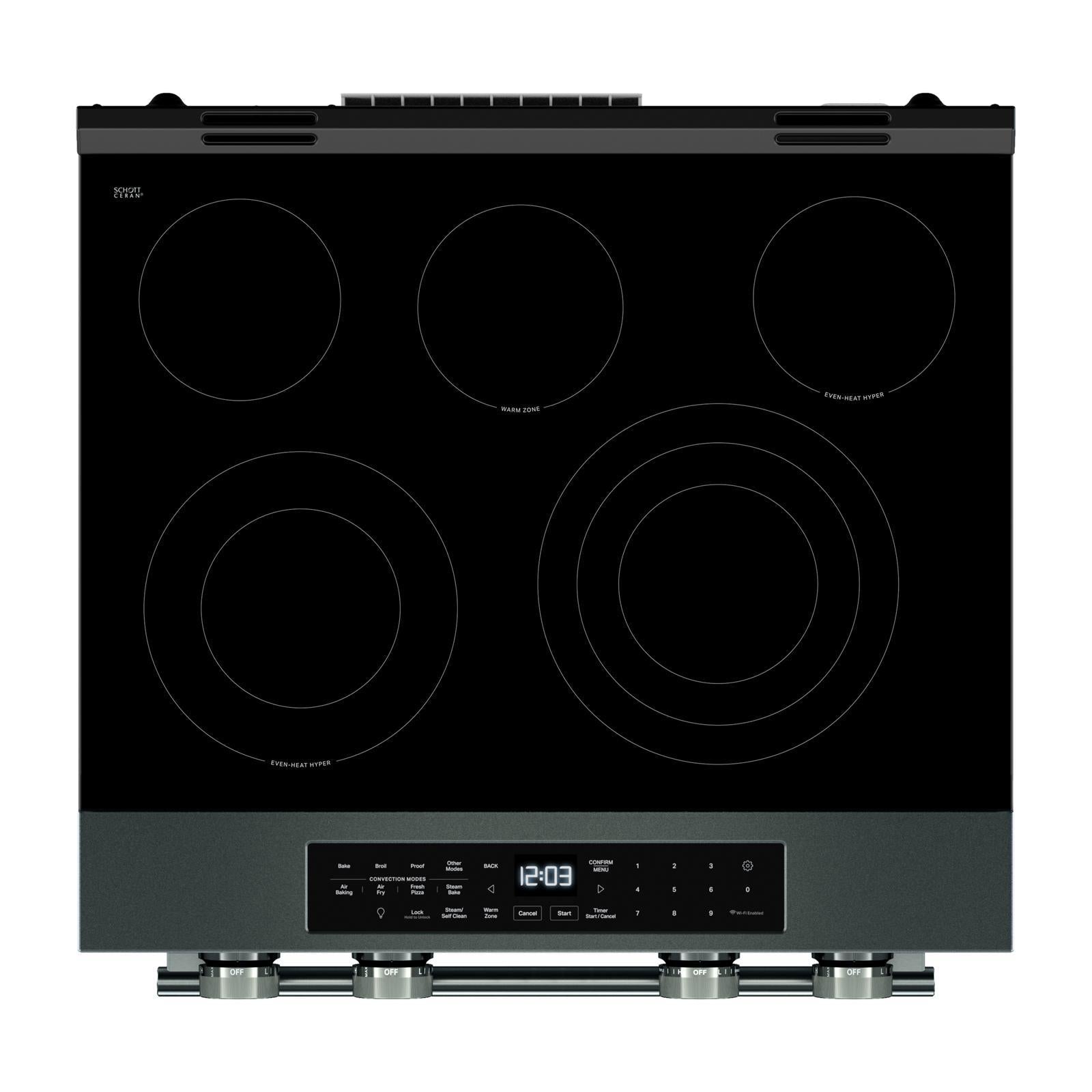 KitchenAid - 5.3 cu. ft Electric Range in Juniper - YKSES530SJP