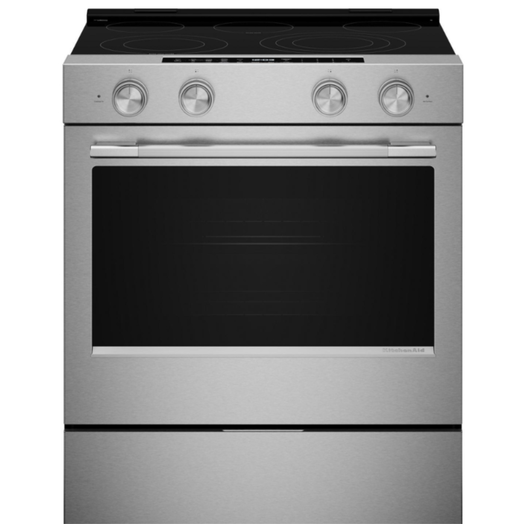 KitchenAid - 5.3 cu. ft Electric Range in Stainless - YKSES530SPS