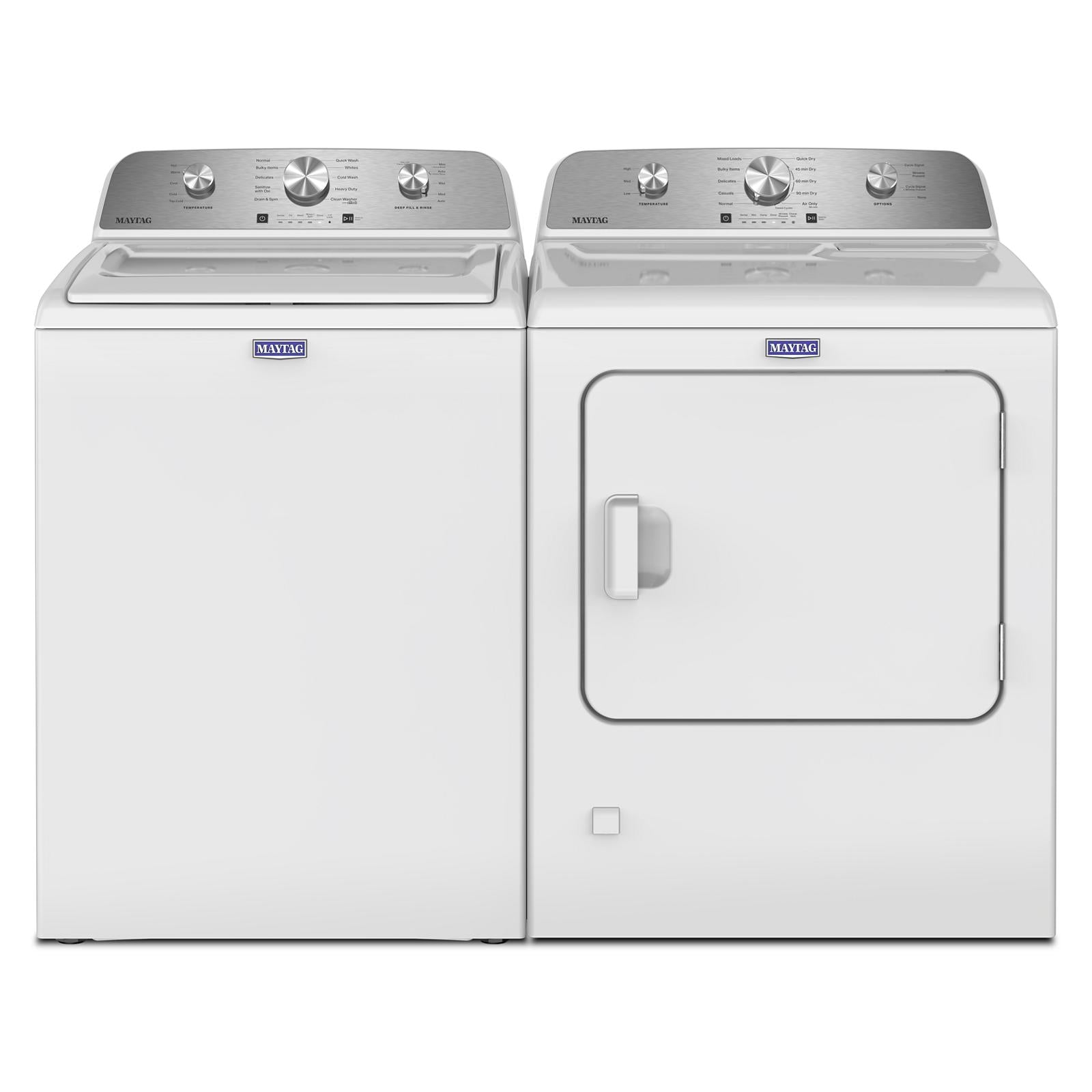 Maytag - 7 cu. Ft Vented Electric Dryer in White - YMED4205SW