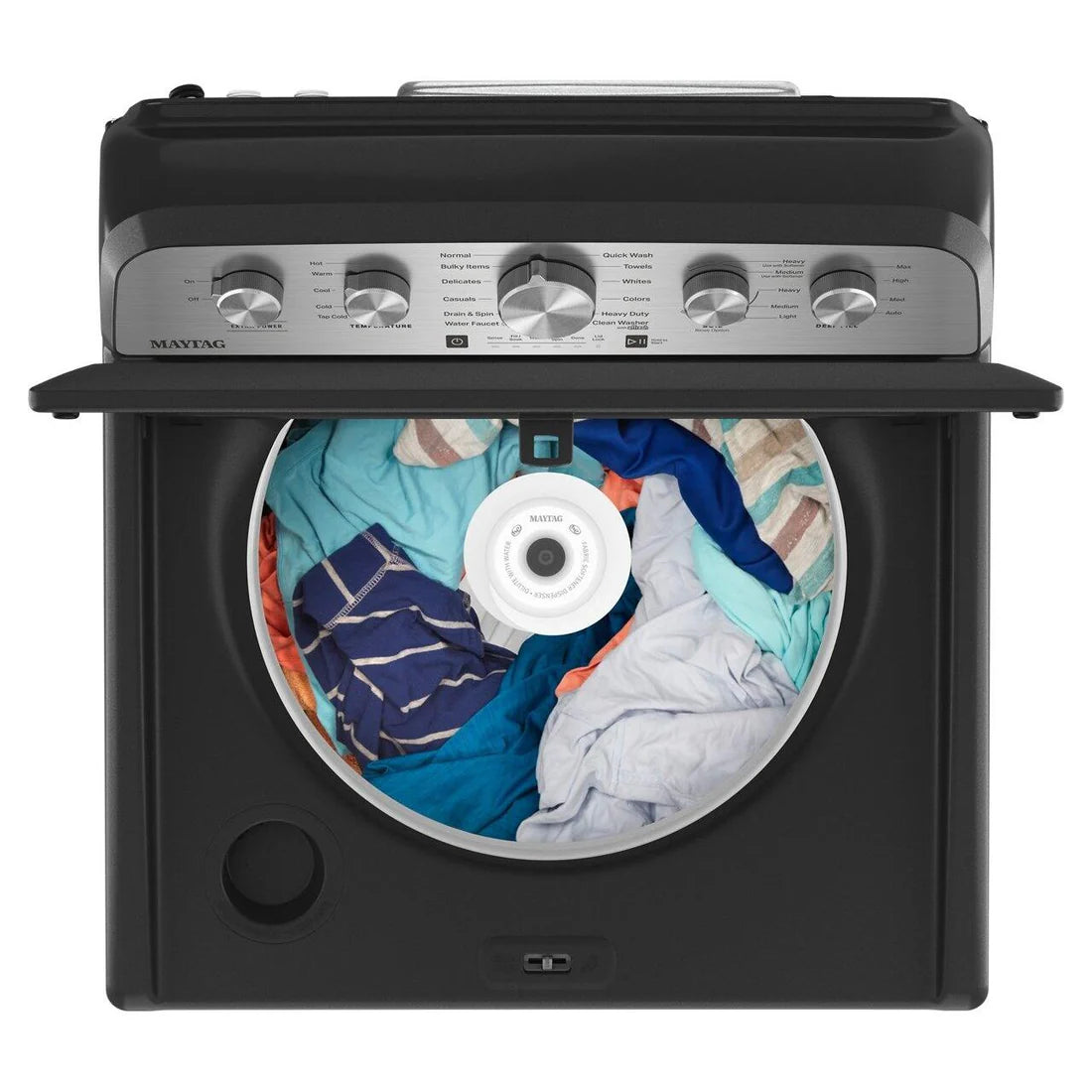 Maytag - 7 cu. Ft Electric Dryer in Volcano Black - YMED5430PBK