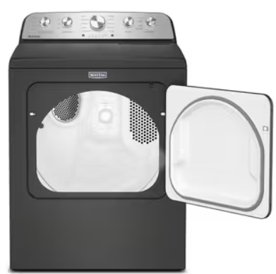 Maytag - 7 cu. Ft Vented Electric Dryer in Black - YMED5605RU