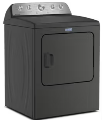 Maytag - 7 cu. Ft Vented Electric Dryer in Black - YMED5605RU