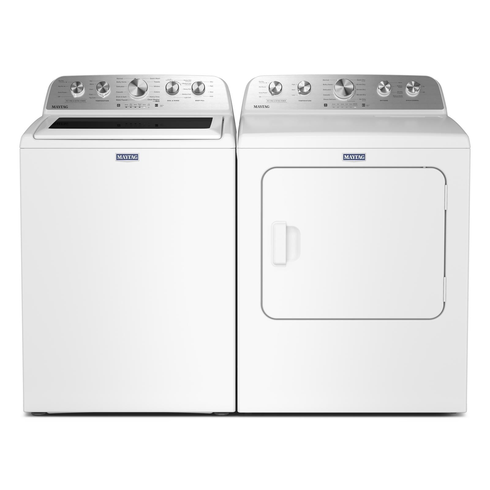 Maytag - 7 cu. Ft Vented Electric Dryer in White - YMED5605RW