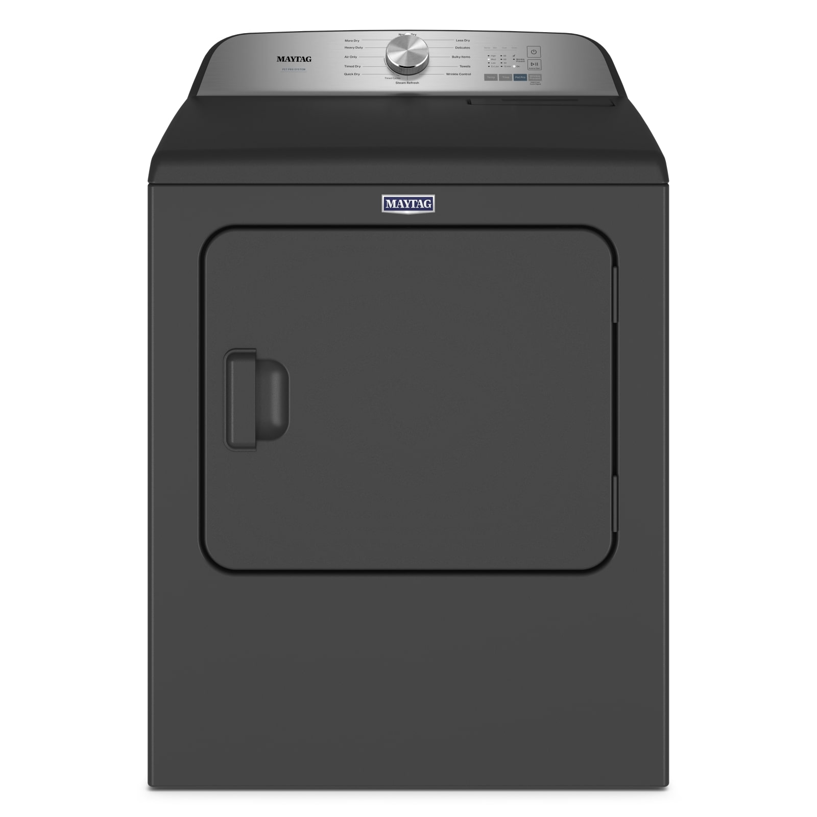 Maytag - Pet Pro 7 cu. Ft Electric Dryer in Black - YMED6500MBK