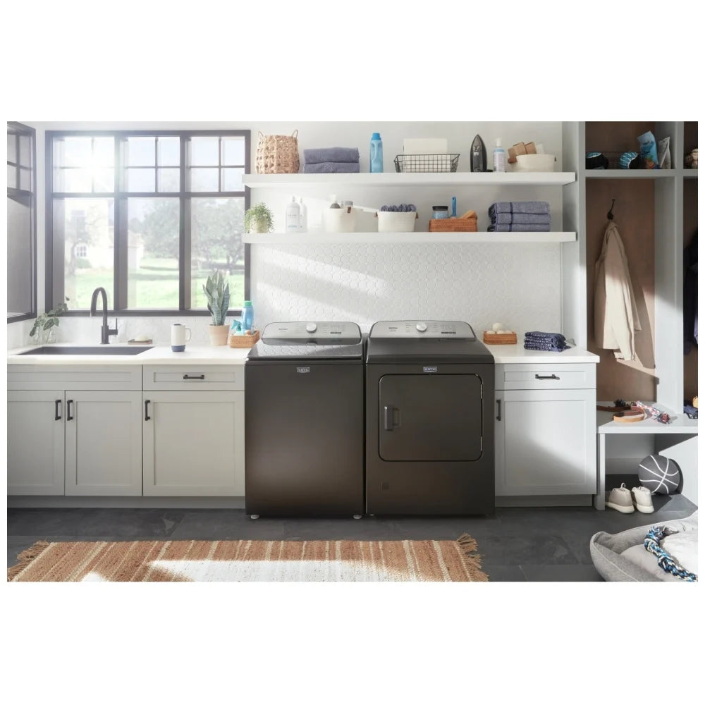 Maytag - Pet Pro 7 cu. Ft Electric Dryer in Black - YMED6500MBK