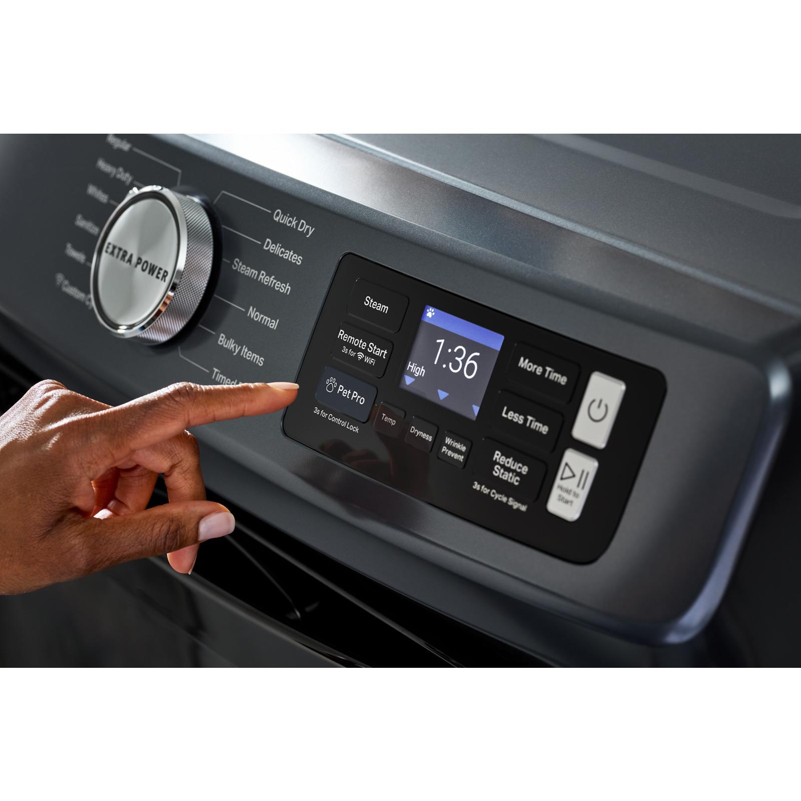 Maytag - 7.3 cu. Ft Electric Dryer in Midnight Steel - YMED7020RF