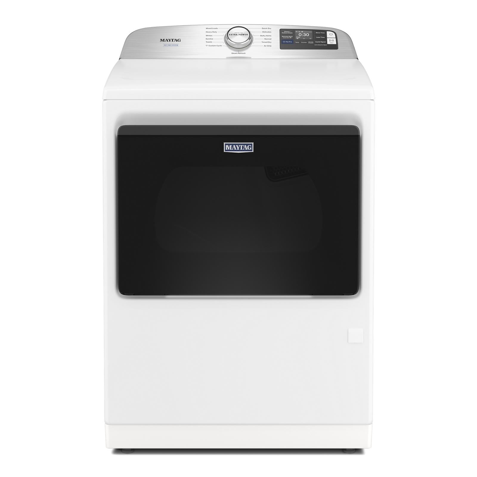Maytag - 7.4 cu. Ft Vented Electric Dryer in White - YMED7205RW