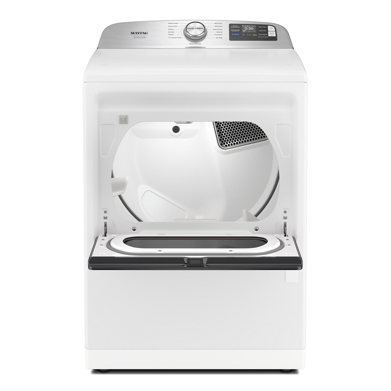 Maytag - 7.4 cu. Ft Vented Electric Dryer in White - YMED7205RW