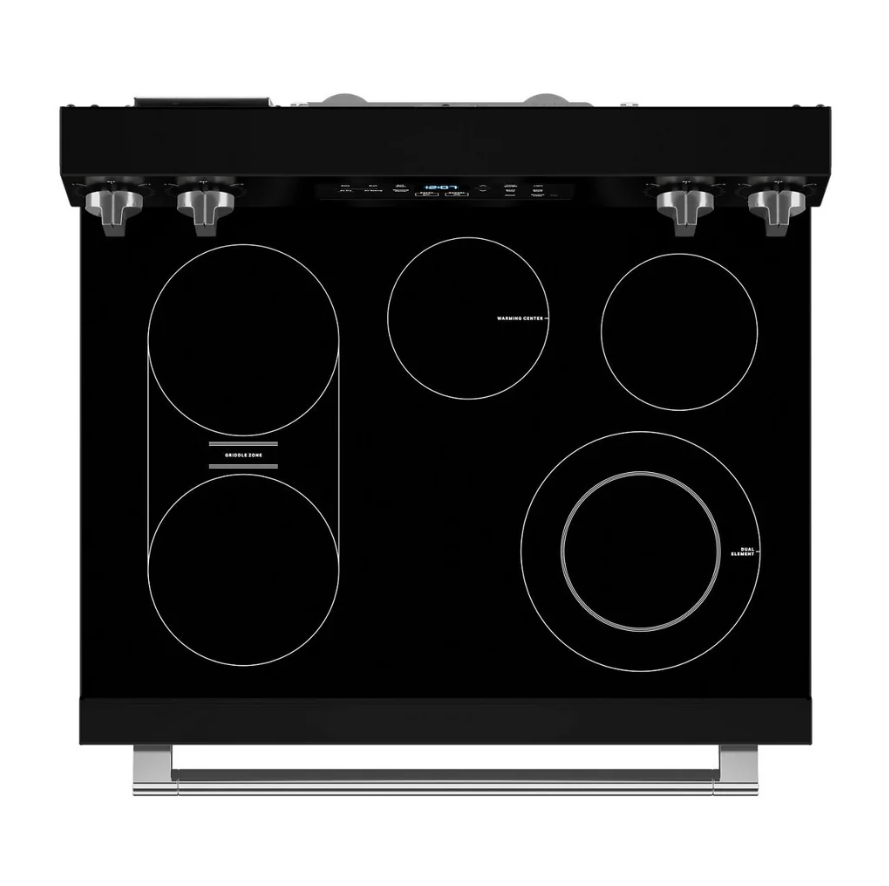 Maytag - 5.3 cu. ft Electric Range in Black - YMFES6030RB