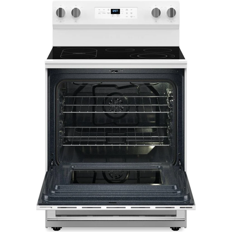 Maytag - 5.3 cu. ft Electric Range in White - YMFES6030RW