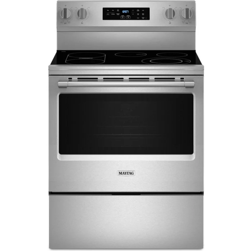 Maytag - 5.3 cu. ft Electric Range in Stainless - YMFES6030RZ