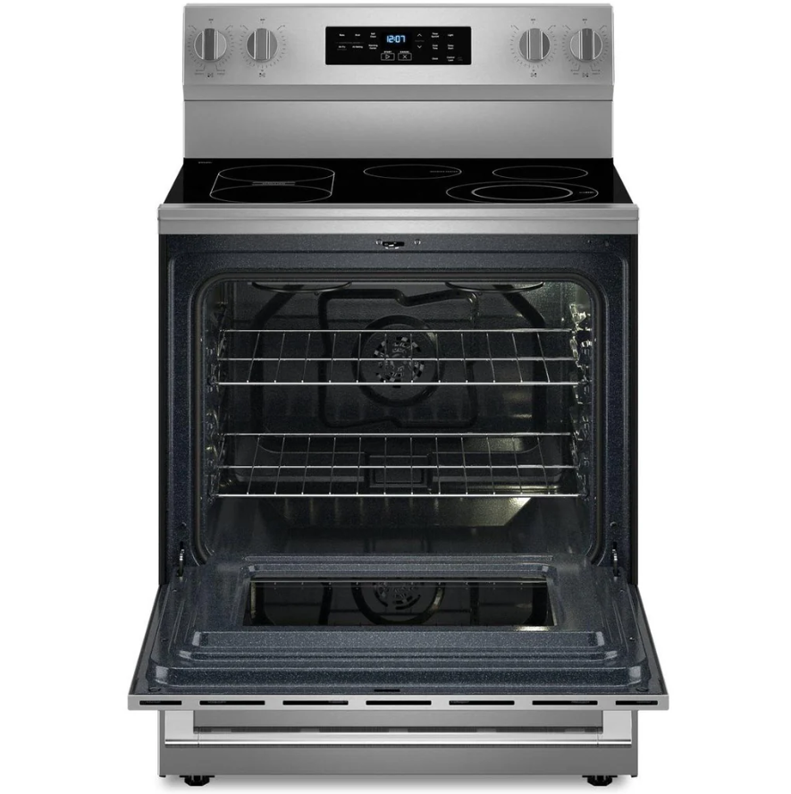 Maytag - 5.3 cu. ft Electric Range in Stainless - YMFES6030RZ
