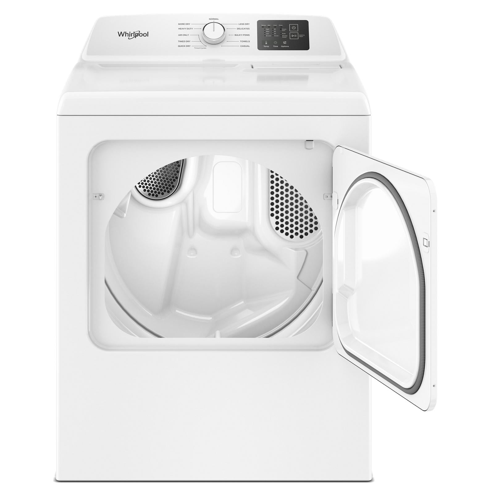 Whirlpool - 7 cu. Ft Vented Electric Dryer in White - YWED4105SW