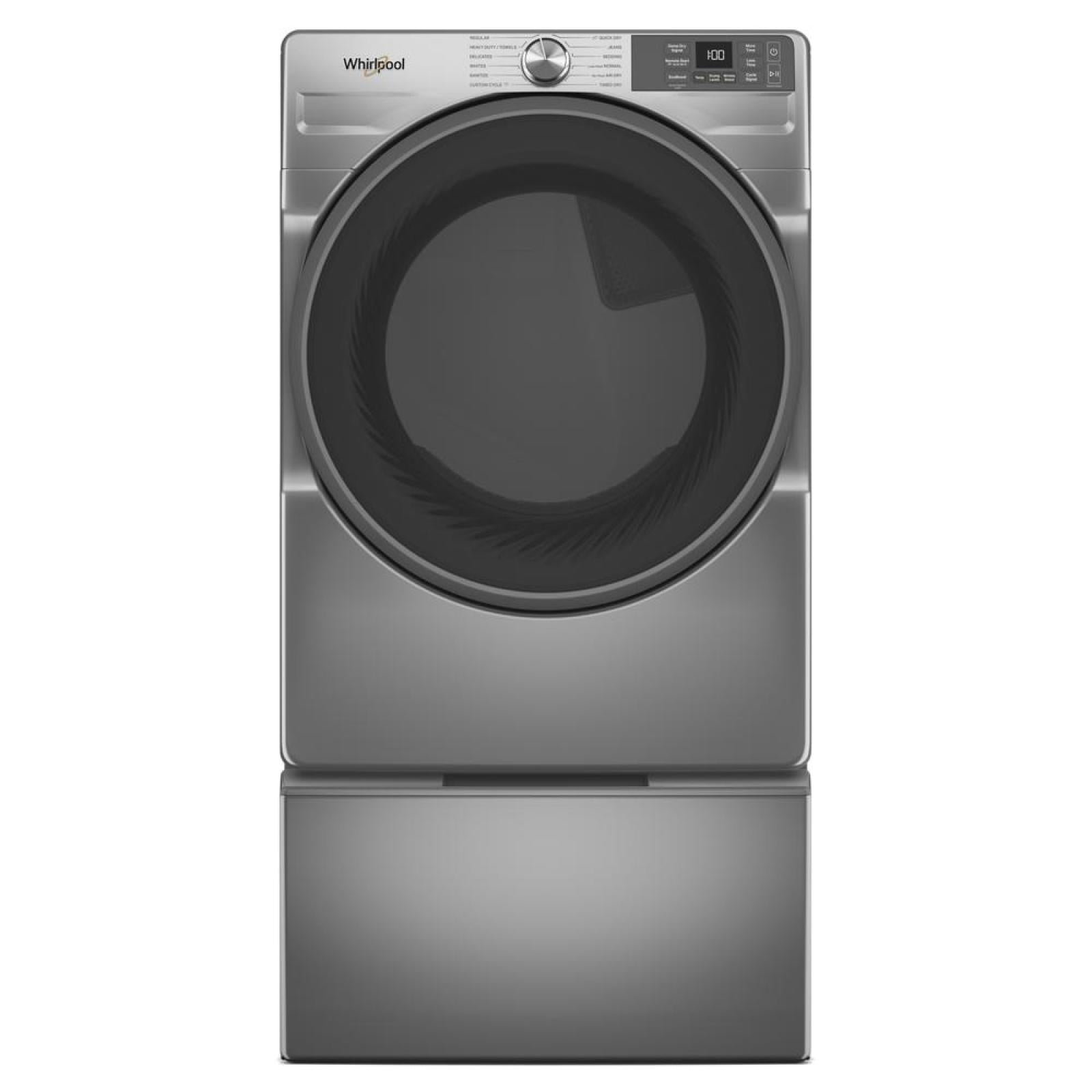 Whirlpool - 7.4 cu. Ft Electric Dryer in Silver - YWED5720RR