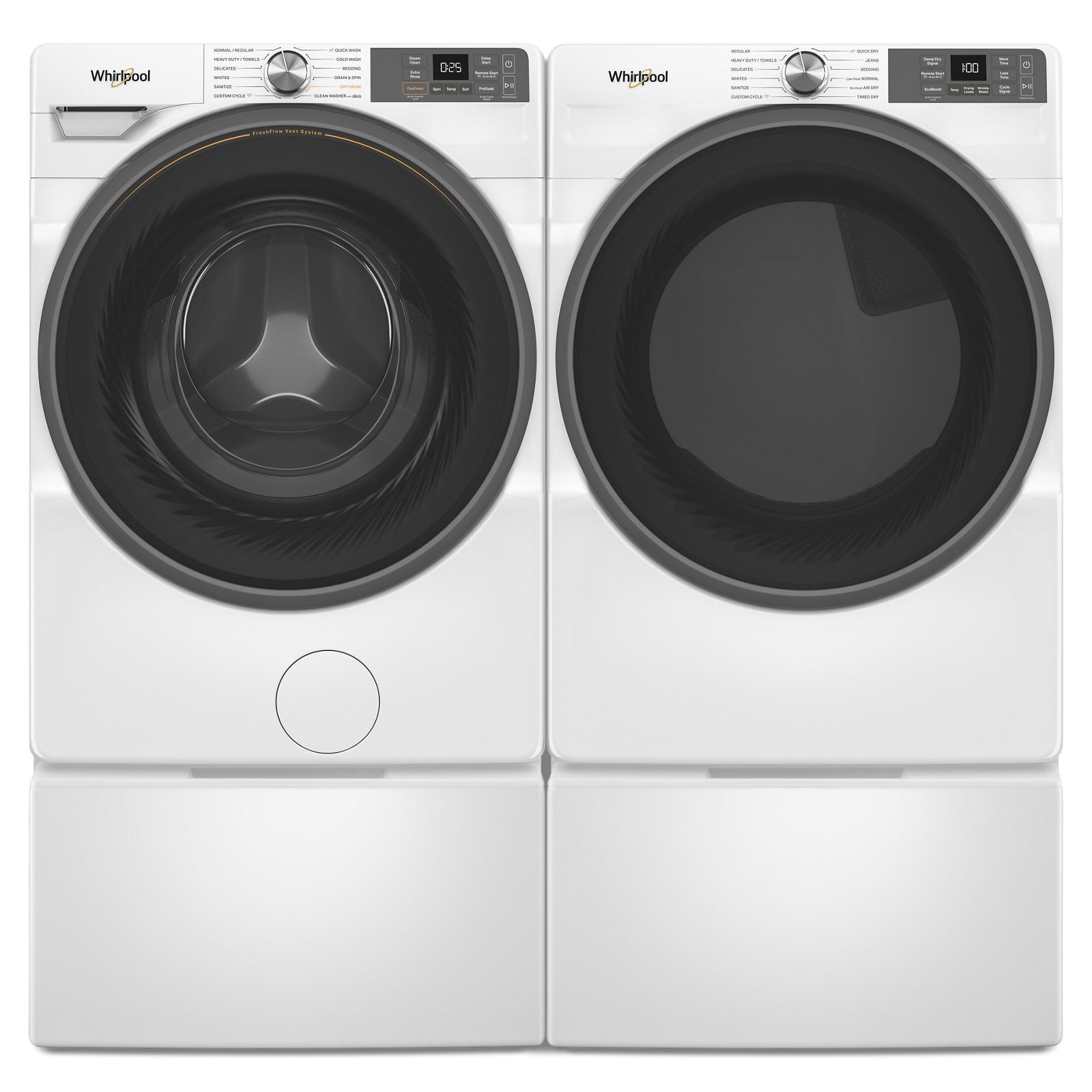 Whirlpool - 7.4 cu. Ft Electric Dryer in White - YWED5720RW