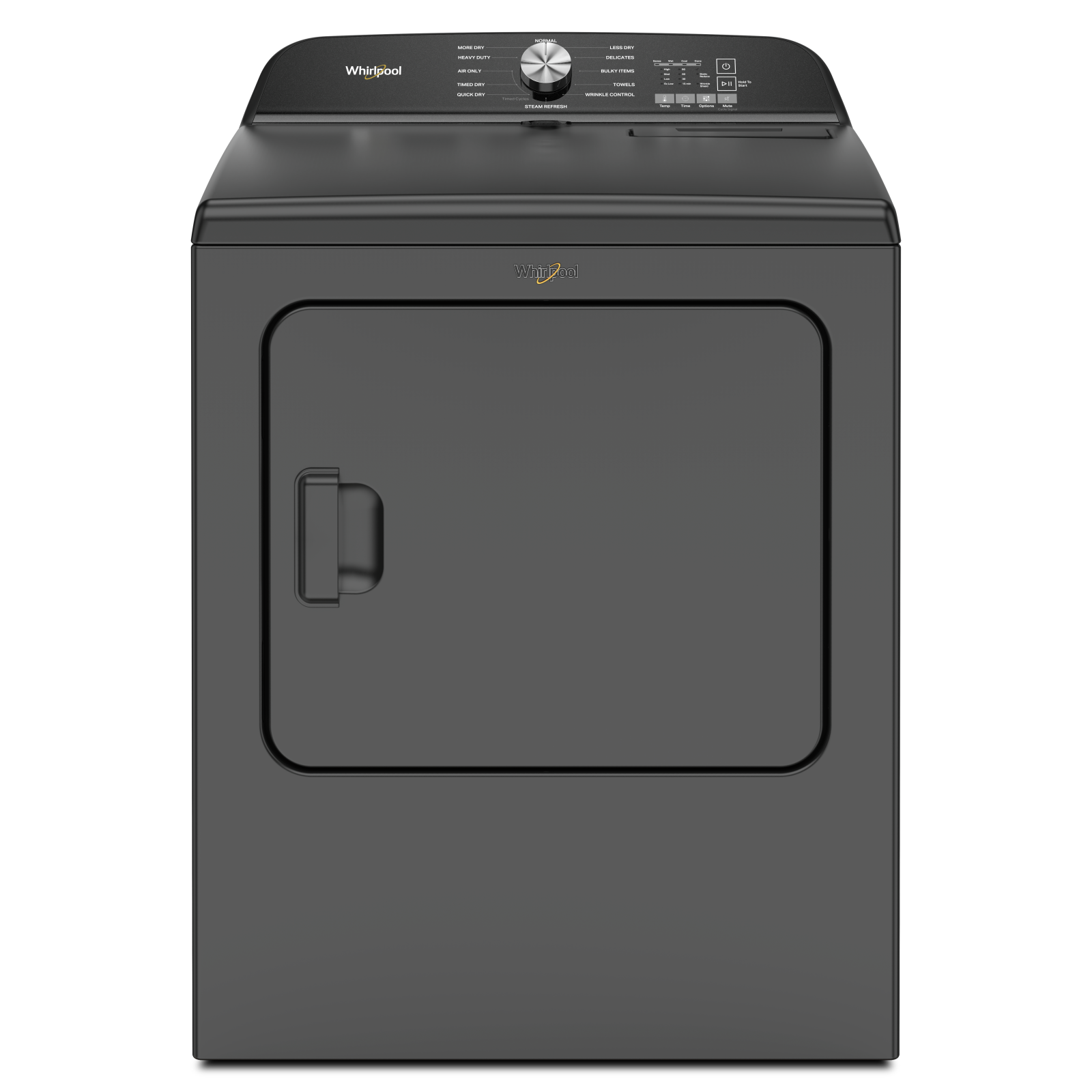 Whirlpool - 7 cu. Ft Electric Dryer in Black - YWED6150PB