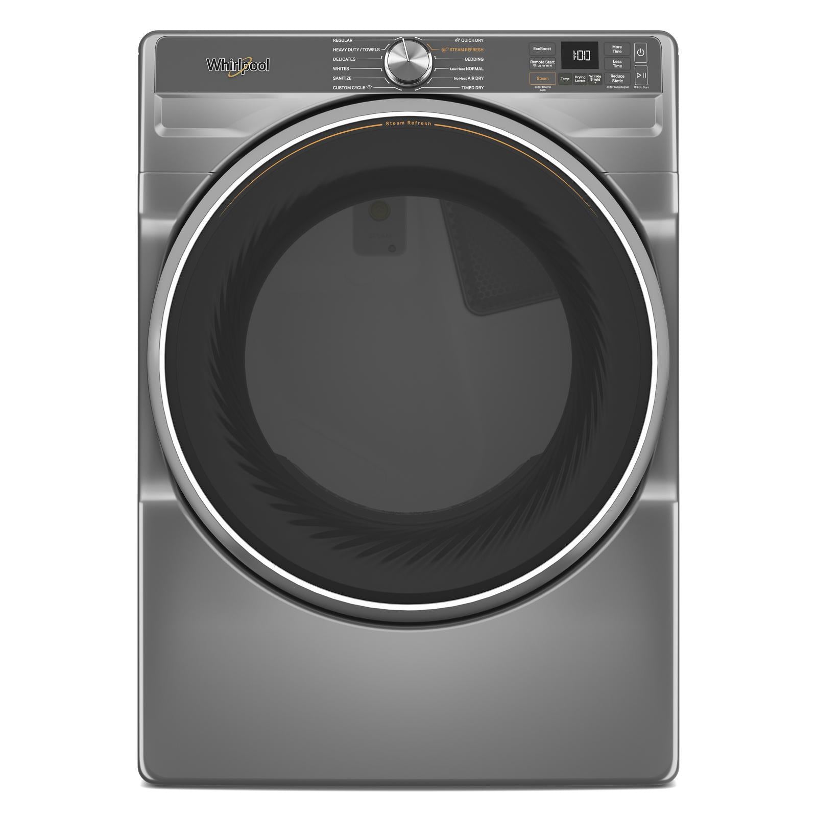 Whirlpool - 7.4 cu. Ft Electric Dryer in Silver - YWED6720RR