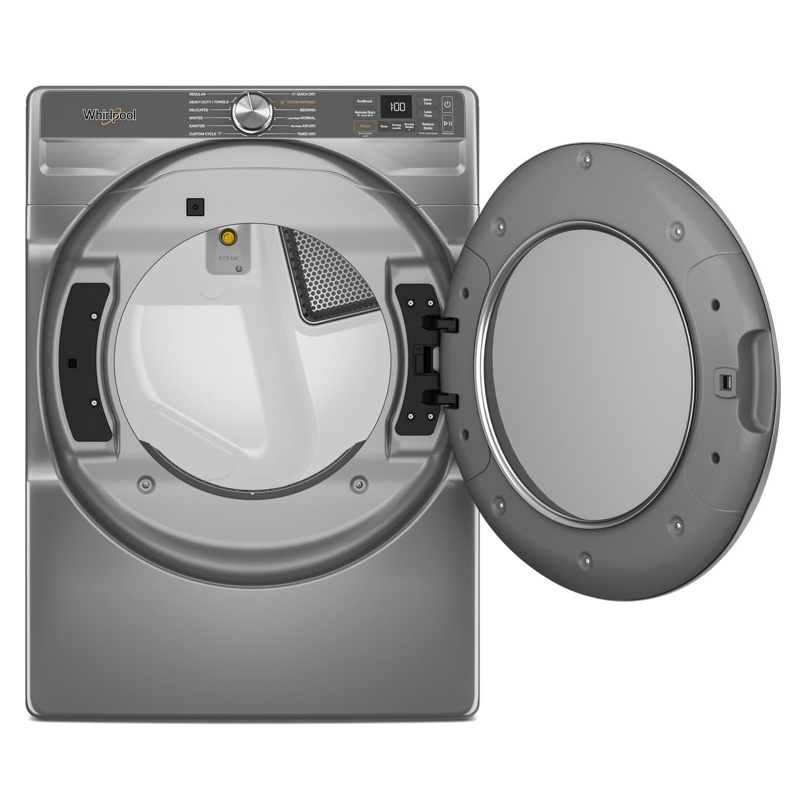 Whirlpool - 7.4 cu. Ft Electric Dryer in Silver - YWED6720RR