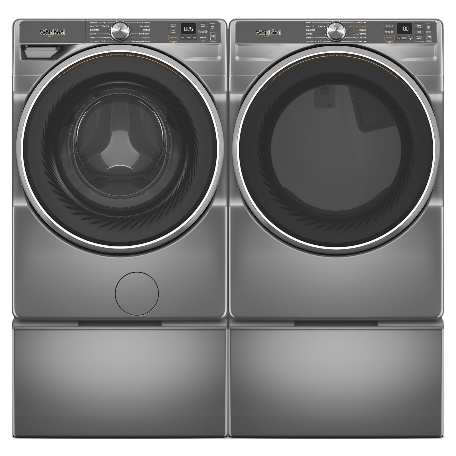 Whirlpool - 7.4 cu. Ft Electric Dryer in Silver - YWED6720RR