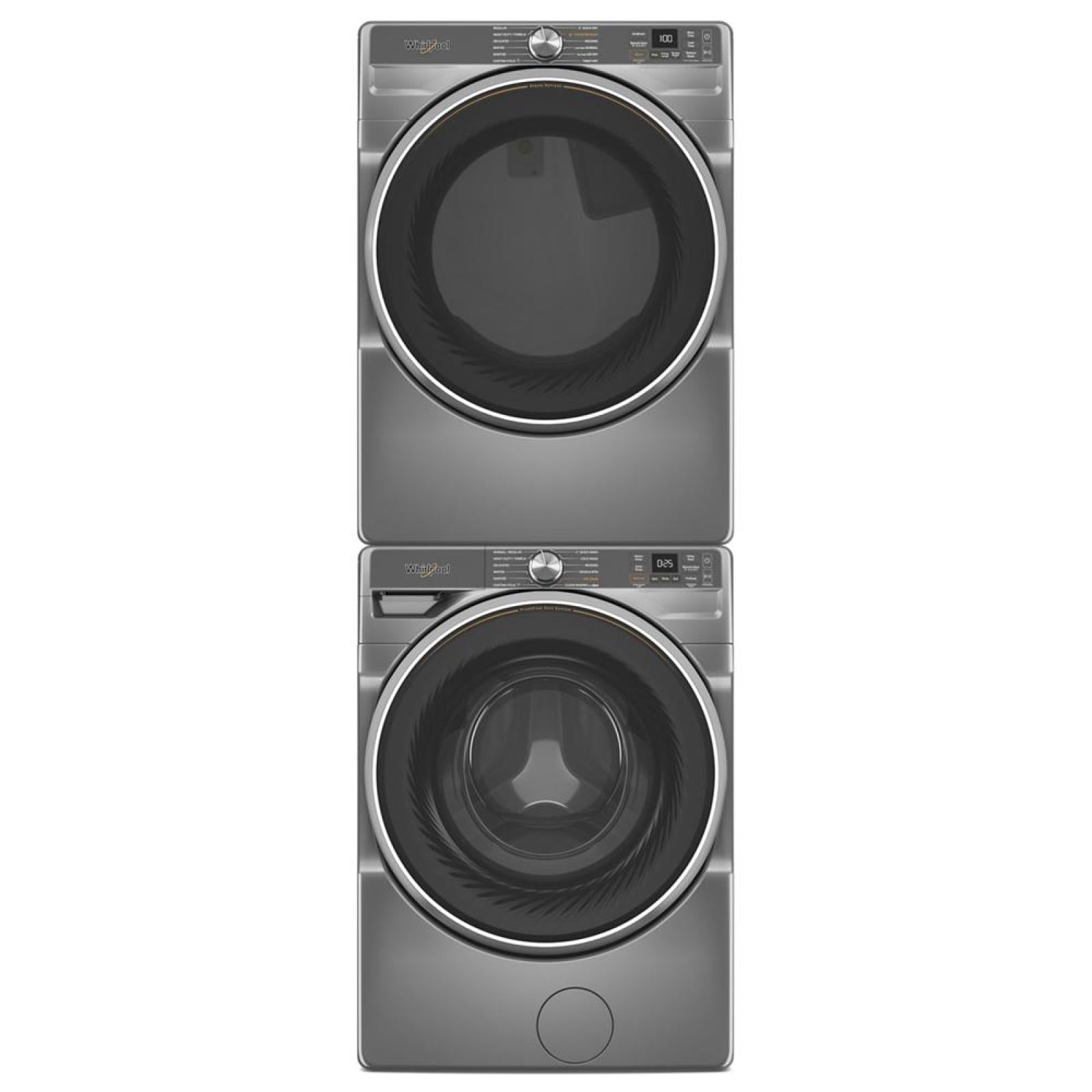 Whirlpool - 7.4 cu. Ft Electric Dryer in Silver - YWED6720RR