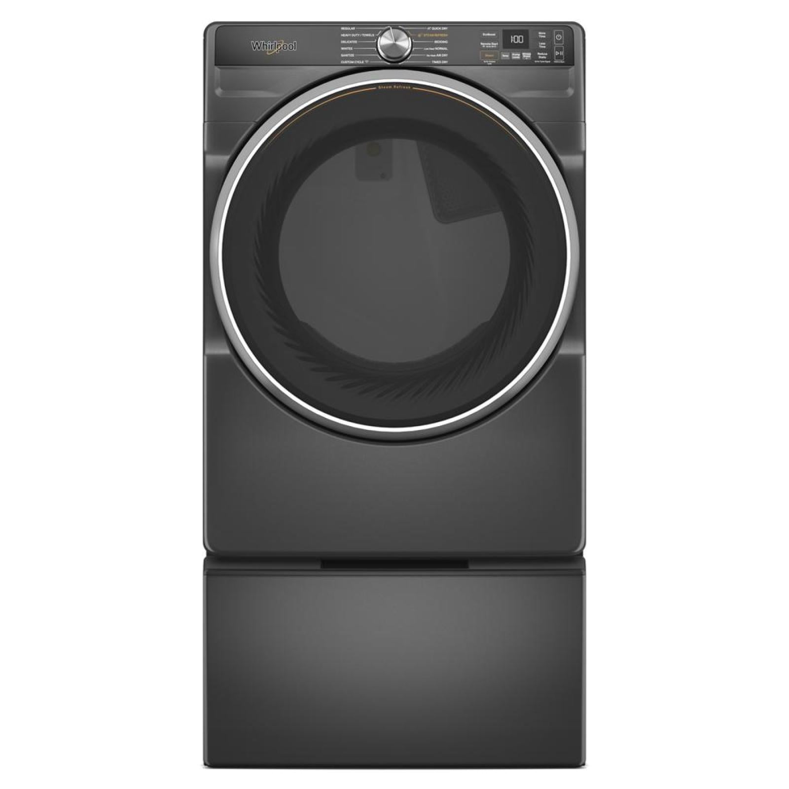 Whirlpool - 7.4 cu. Ft Electric Dryer in Black - YWED6720RU