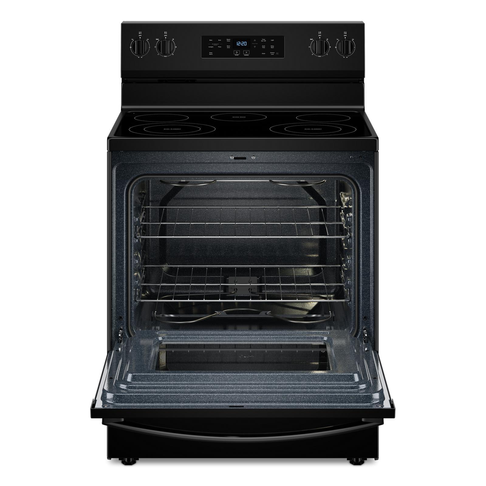 Whirlpool - 5.3 cu. ft Electric Range in Black - YWFES3330RB