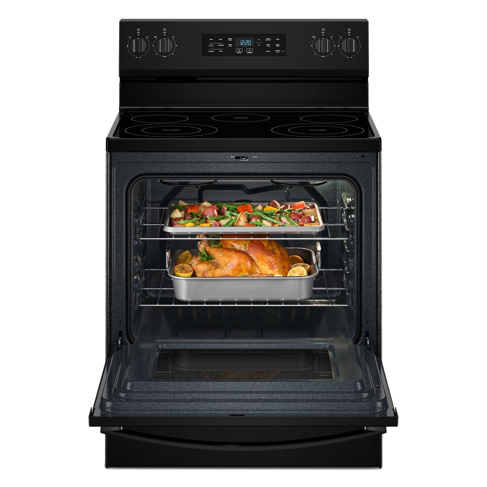 Whirlpool - 5.3 cu. ft Electric Range in Black - YWFES4530SB