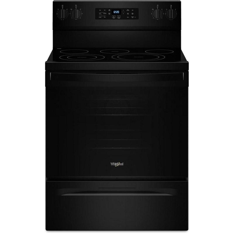 Whirlpool - 5.3 cu. ft Electric Range in Black - YWFES5030RB
