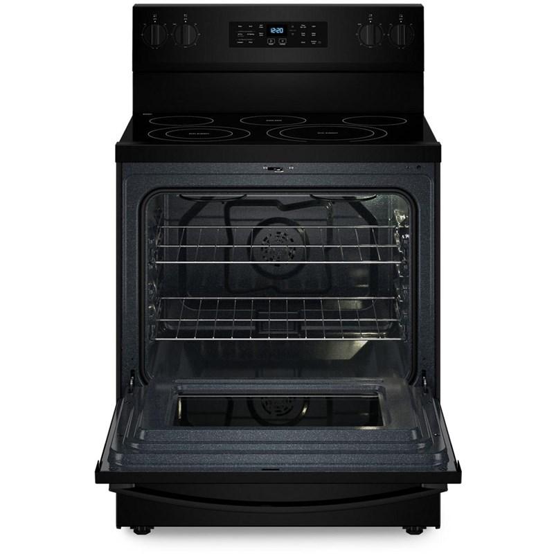Whirlpool - 5.3 cu. ft Electric Range in Black - YWFES5030RB