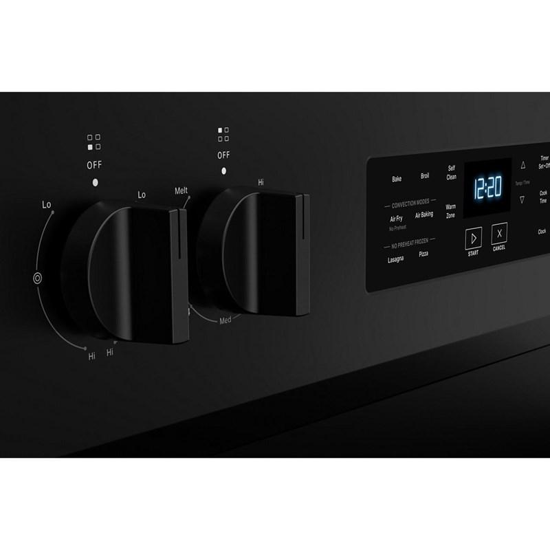 Whirlpool - 5.3 cu. ft Electric Range in Black - YWFES5030RB