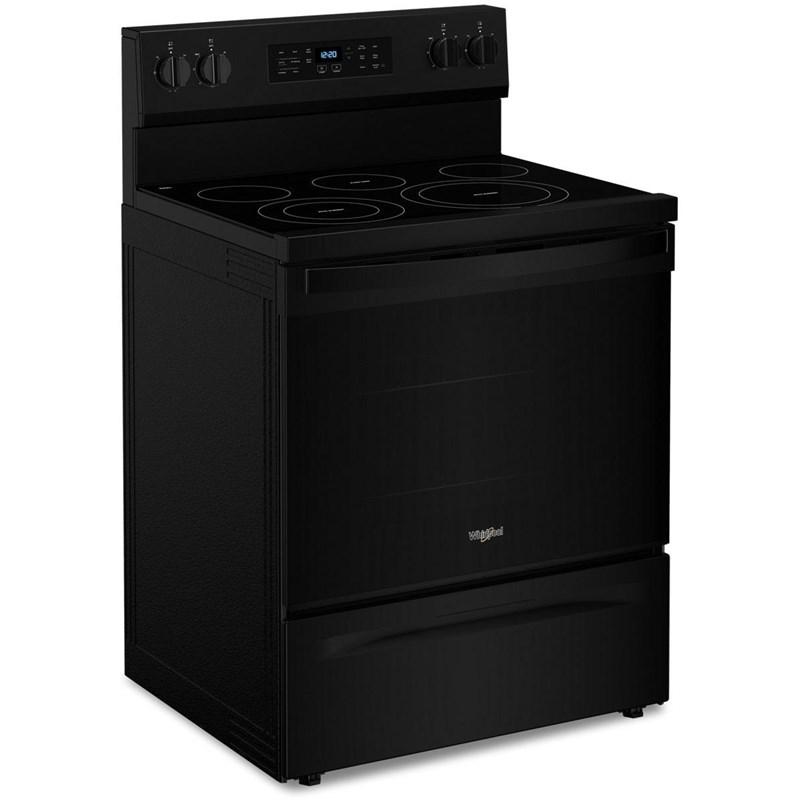Whirlpool - 5.3 cu. ft Electric Range in Black - YWFES5030RB