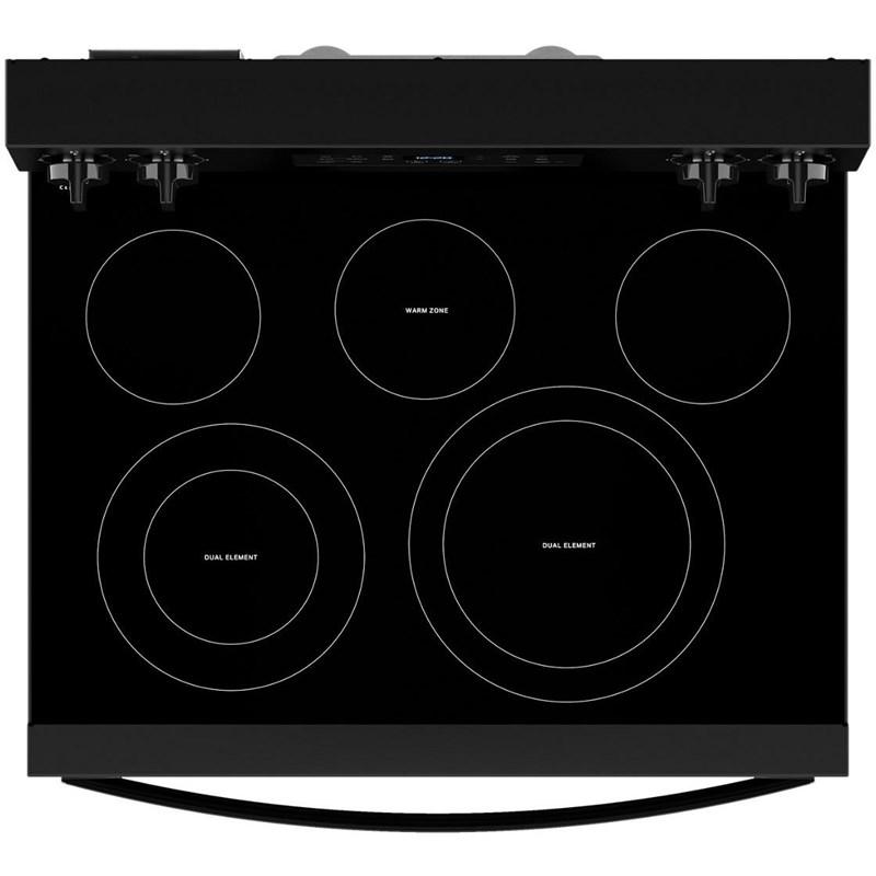 Whirlpool - 5.3 cu. ft Electric Range in Black - YWFES5030RB