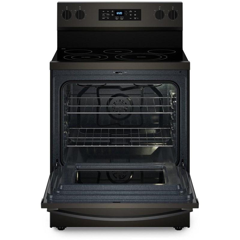 Whirlpool - 5.3 cu. ft Electric Range in Black Stainless - YWFES5030RV
