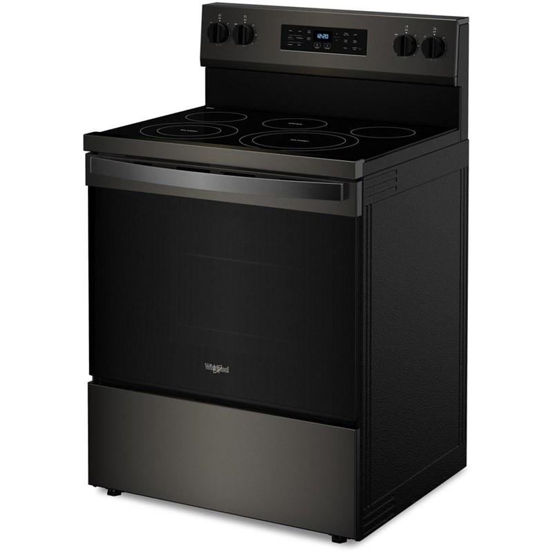 Whirlpool - 5.3 cu. ft Electric Range in Black Stainless - YWFES5030RV