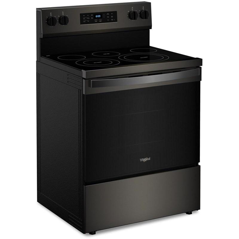 Whirlpool - 5.3 cu. ft Electric Range in Black Stainless - YWFES5030RV